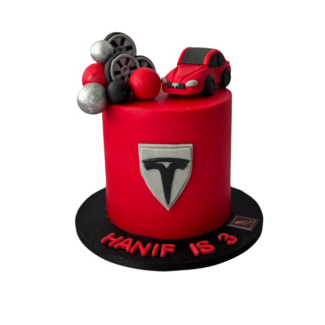 Tesla Car Cake