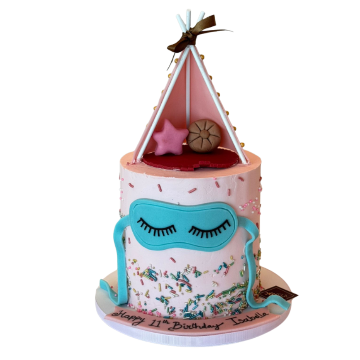 Sleepover tent Cake