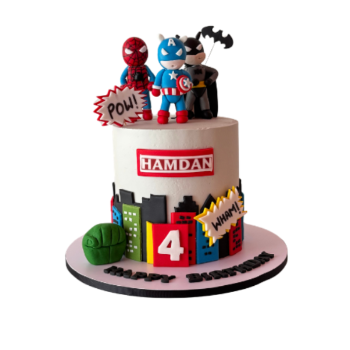 Superhero Cake