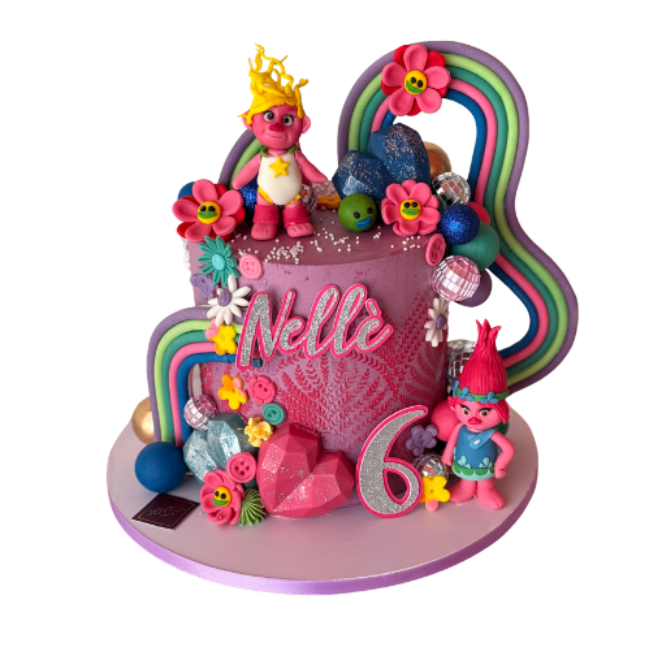 Trolls Theme cake