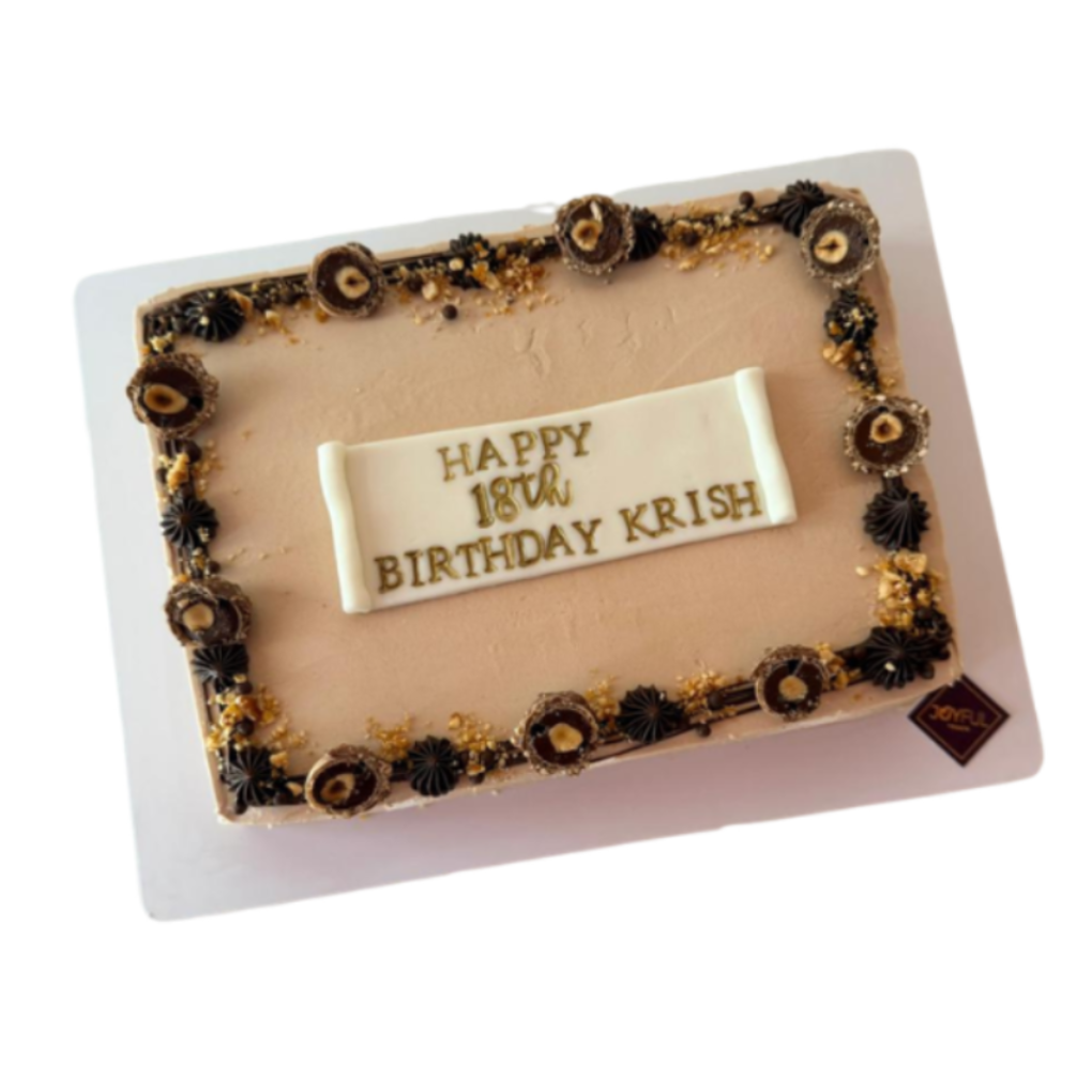 Ferrero Rocher - Rectangle Cake