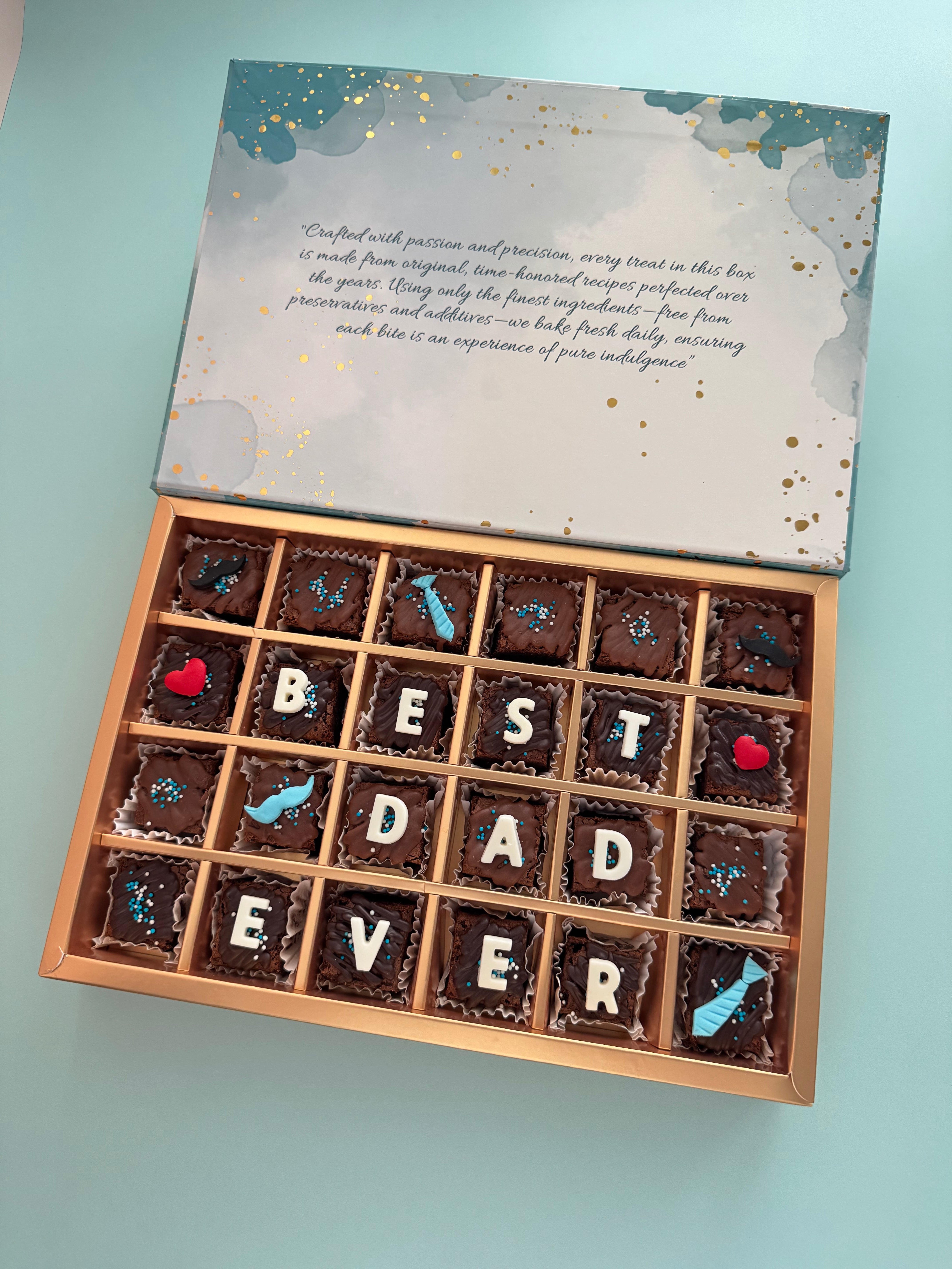 ‘Build your own’ Father’s Day Brownie Gift Box | 24