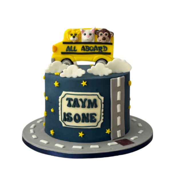 School Bus Cake