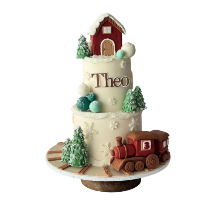 Winter theme cake