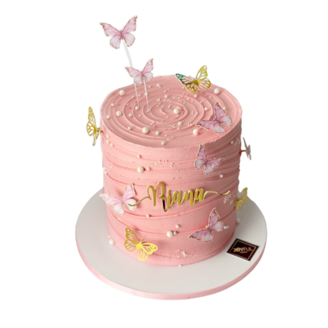 Butterfly Pink Cake