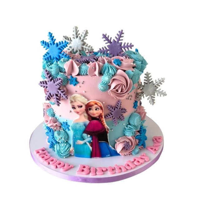 Frozen Elsa Anna Cake