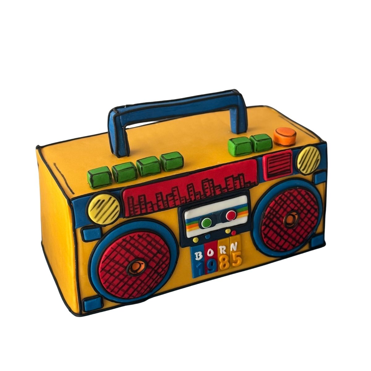 90’s Cassette Player Vintage Radio Cake