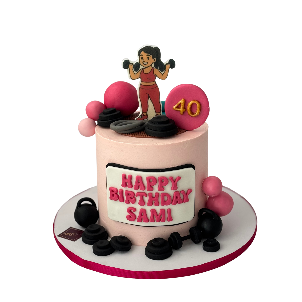 Fitness Theme Cake