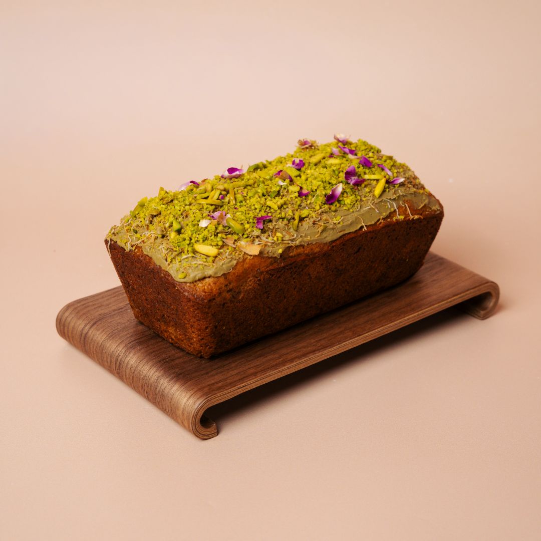 Rose Pistachio Knafeh Tea Cake