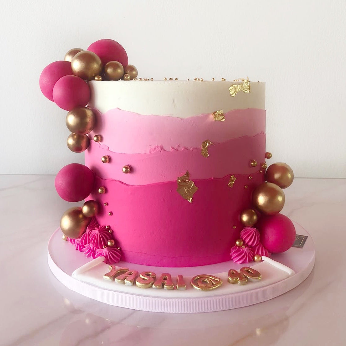 Ombré Pink Cake