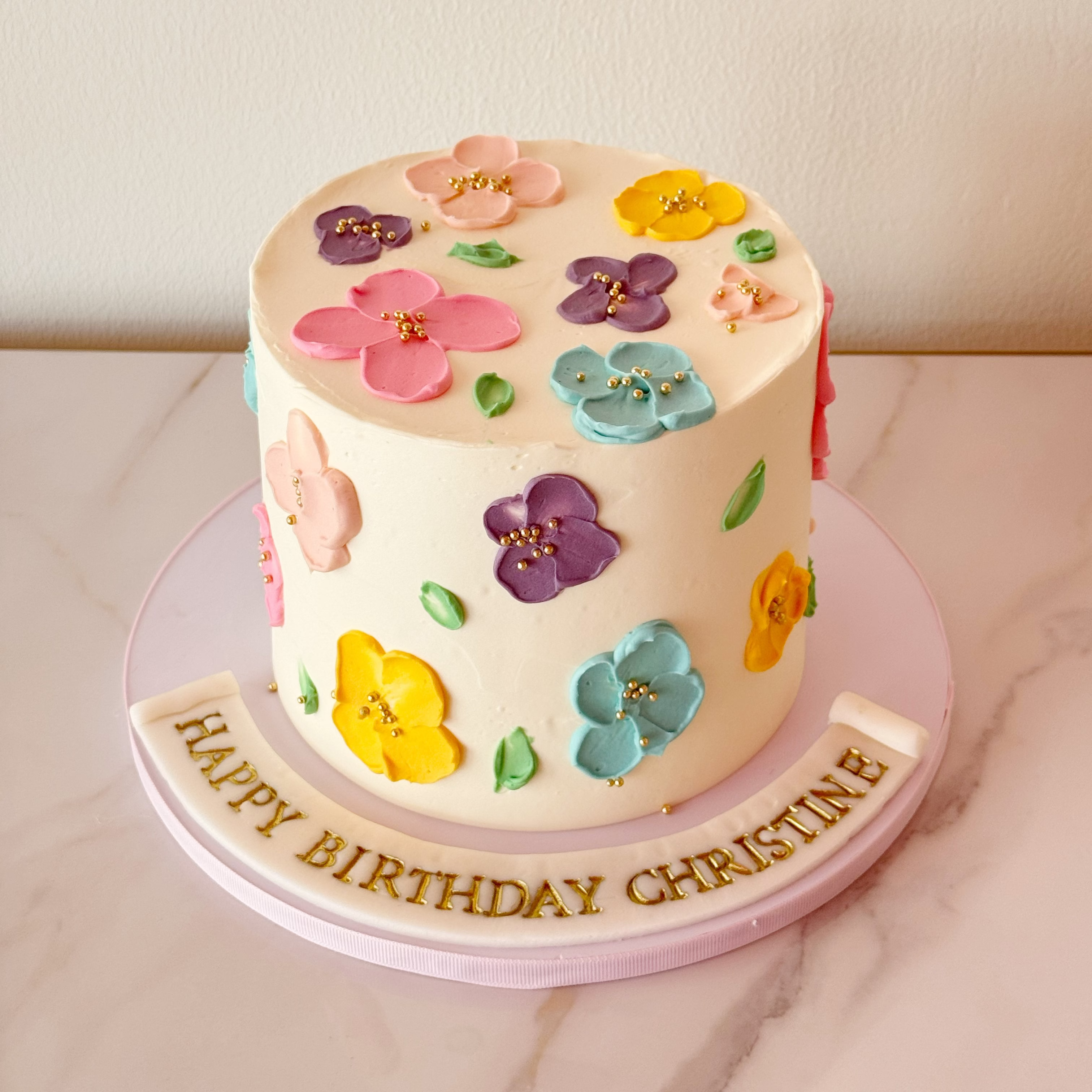 Floral Buttercream Cake