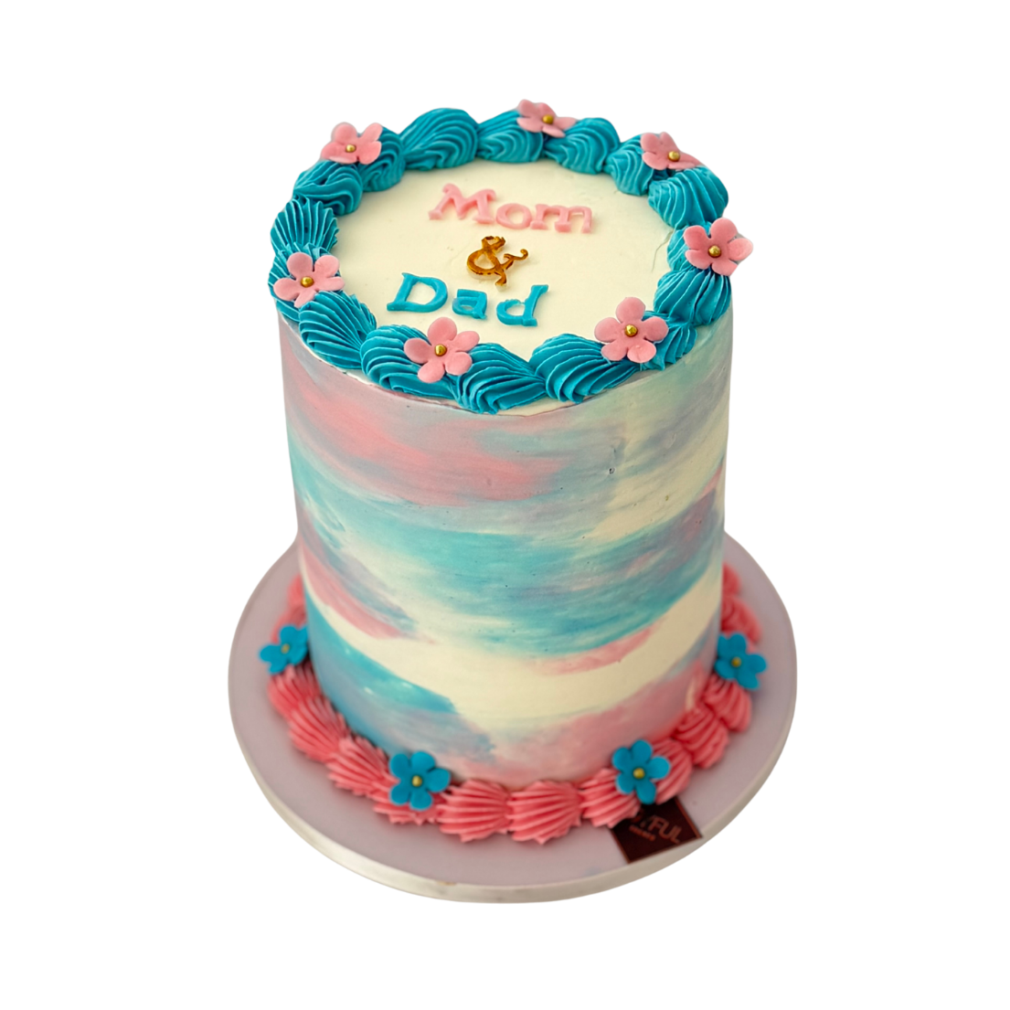 Gender Reveal Cake