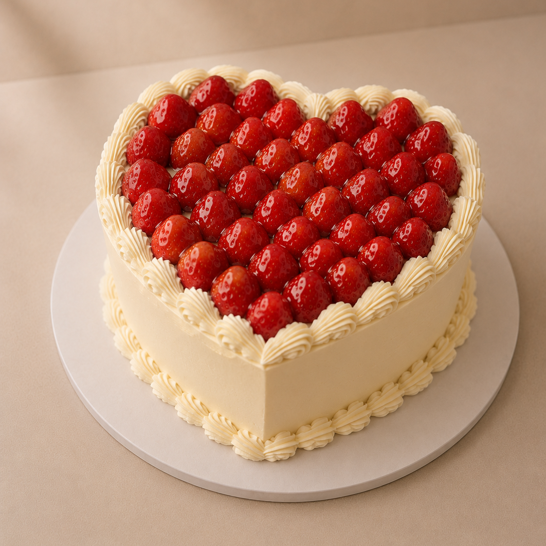 Strawberry Loaded Cake
