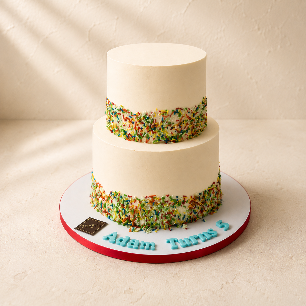 2 tier Classic Vanilla Cake