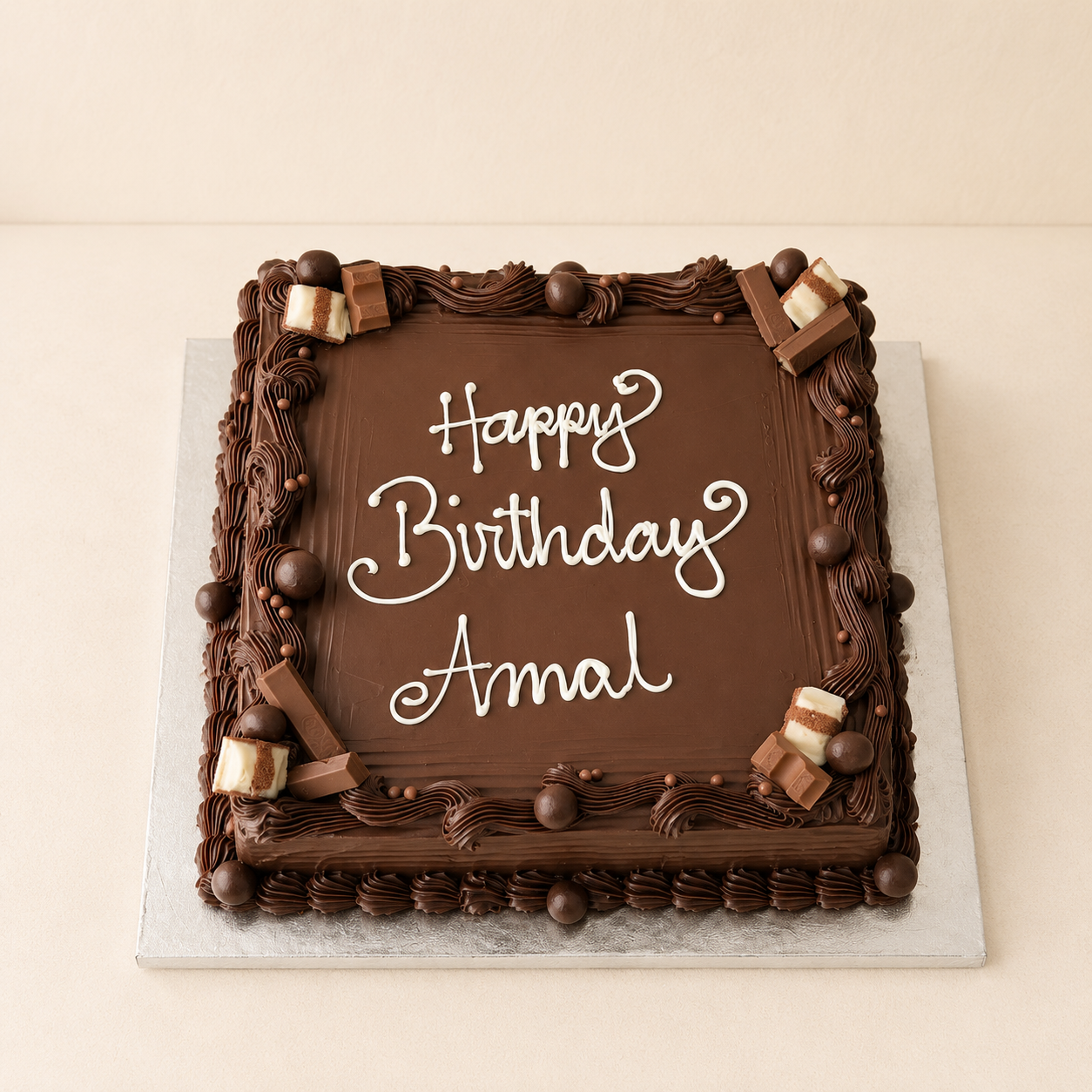 Belgian Chocolate Cake - Square