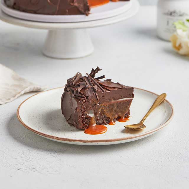 Chocoholic Fudge Cake ( flourless )