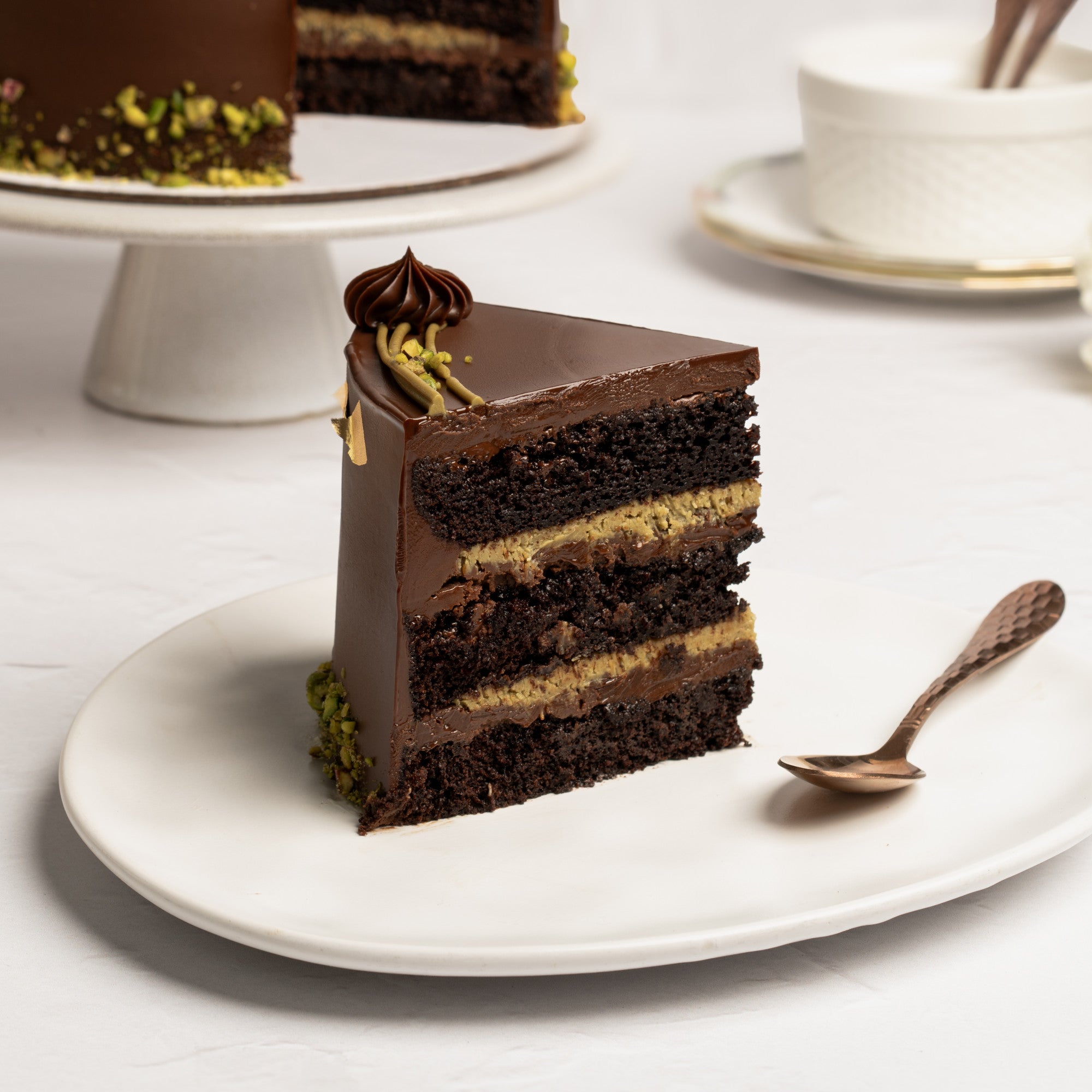 Pistachio Chocolate Cake