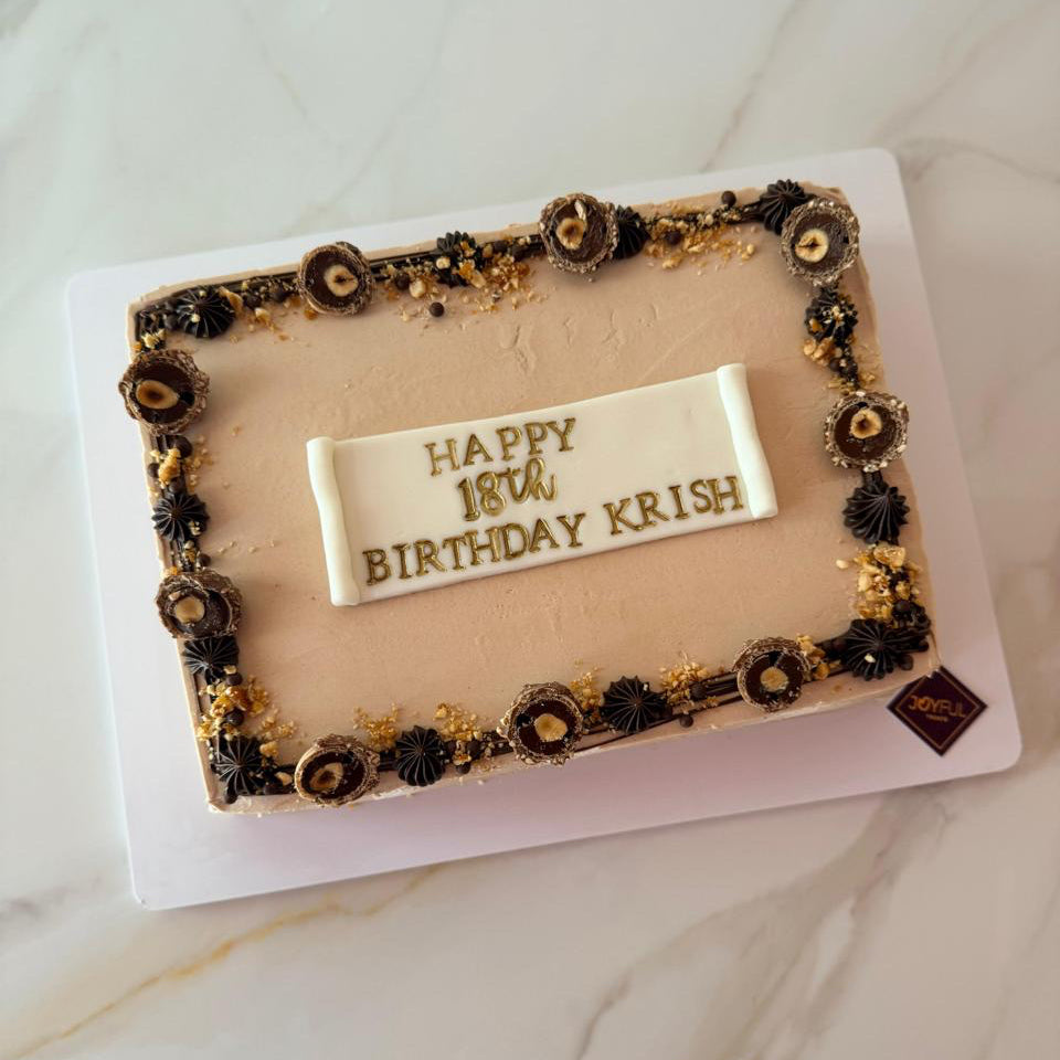 Ferrero Rocher - Rectangle Cake