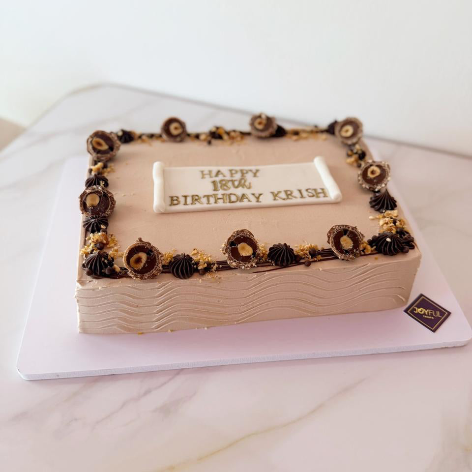 Ferrero Rocher - Rectangle Cake