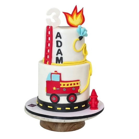 Firetruck Cake