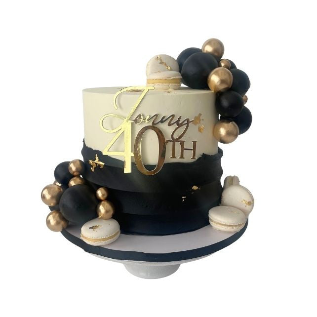 40th Milestone Birthday Cakes