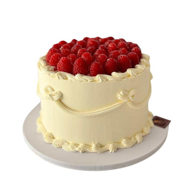 Vintage Raspberry Cake