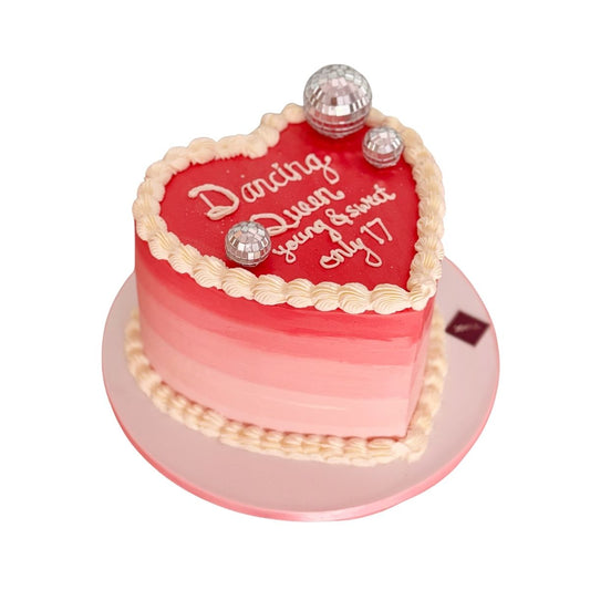 Dancing Queen 17th Birthday Cake
