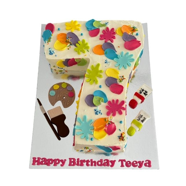 Number 7 cake
