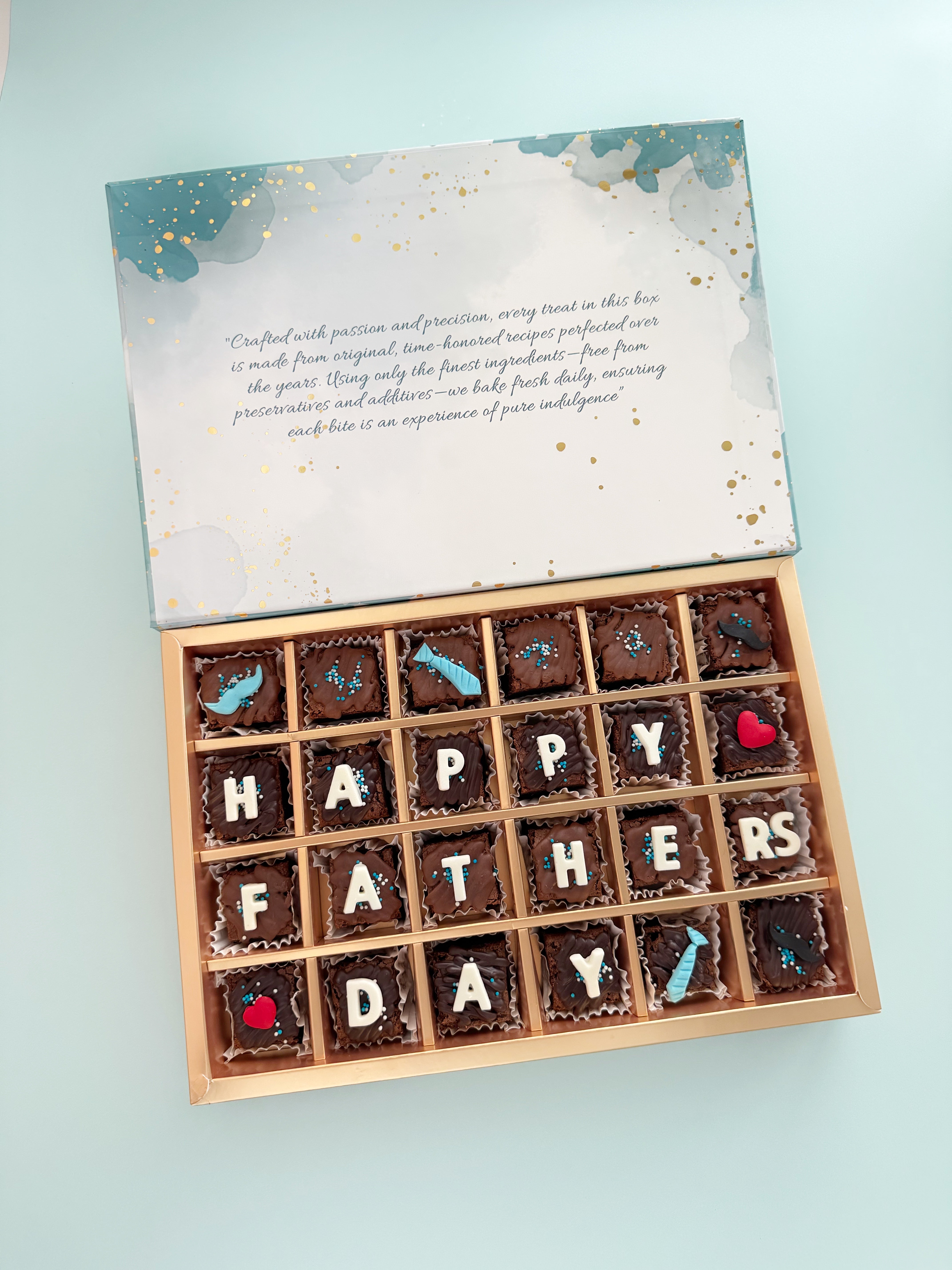 ‘Build your own’ Father’s Day Brownie Gift Box | 24