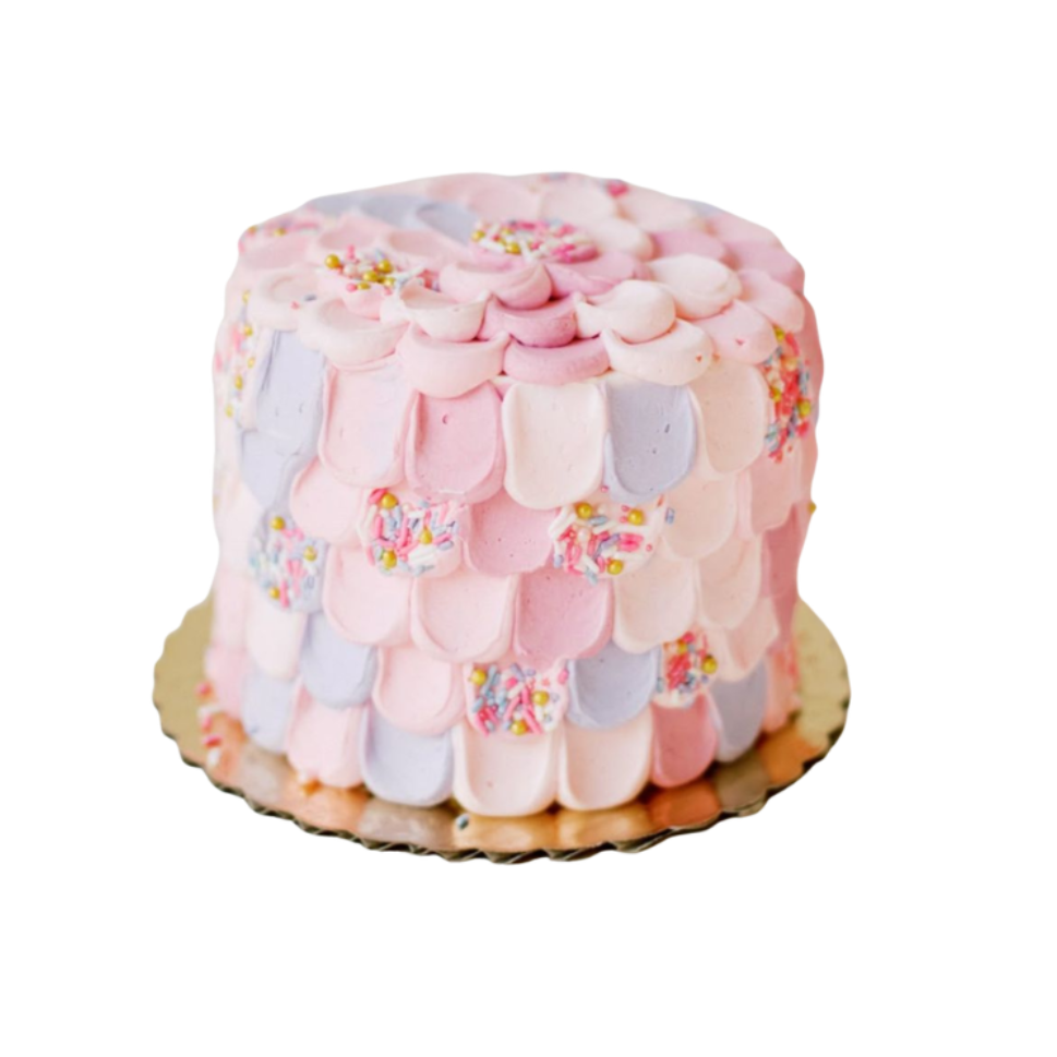 Pastel buttercream cake