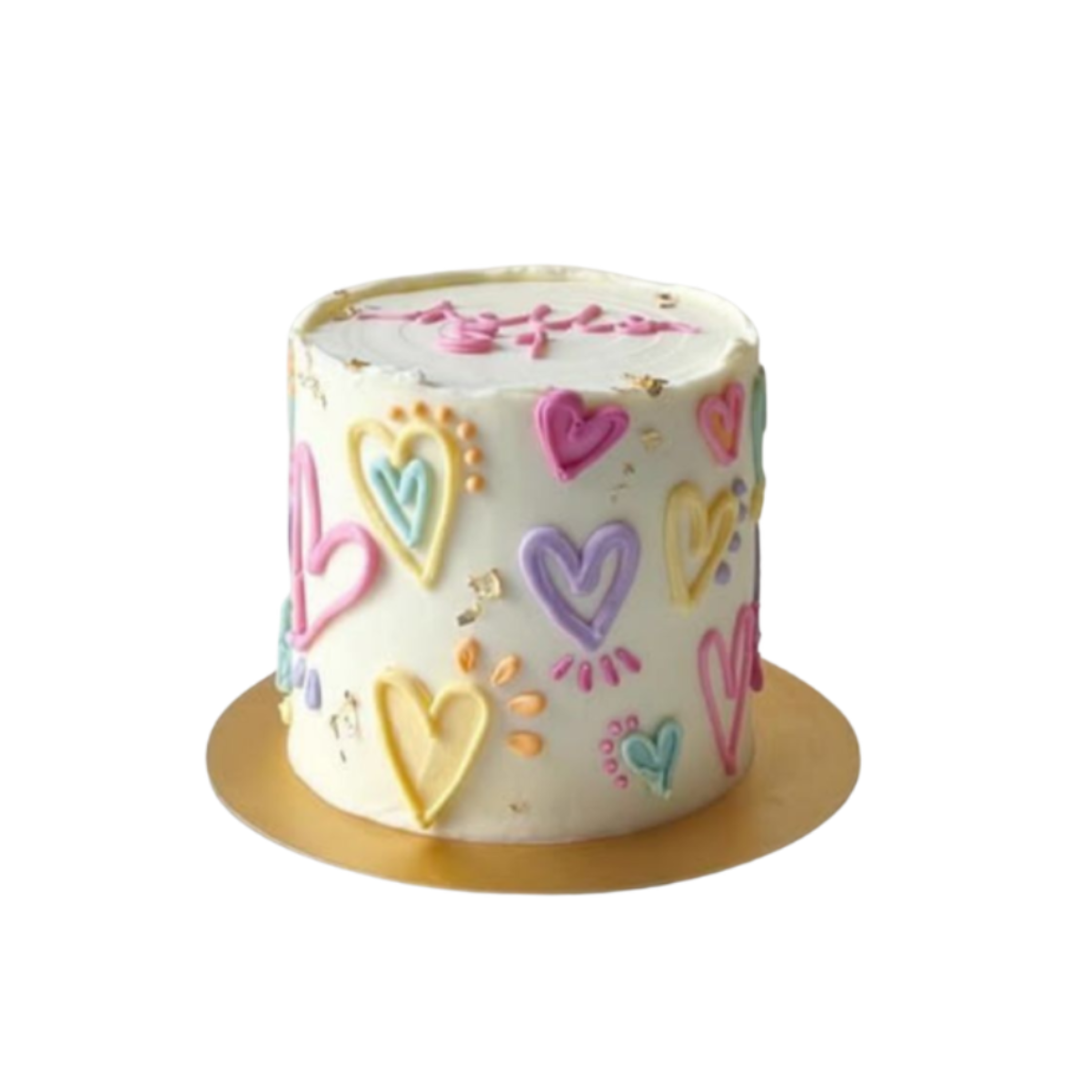 Joyful Heart Cake