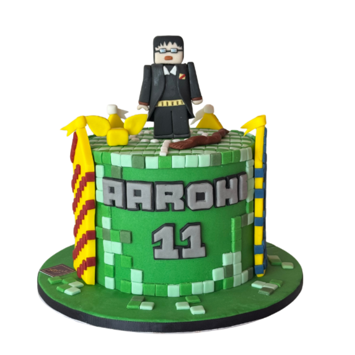 Minecraft Theme Cake