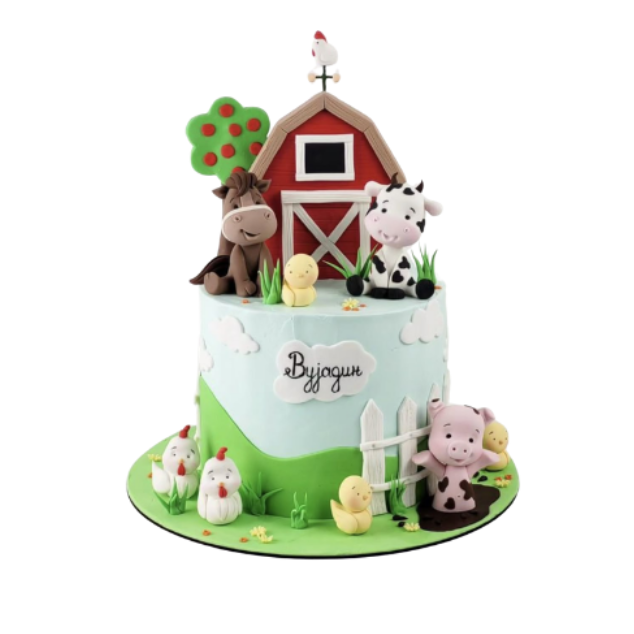 Old Mcdonald farm Cake