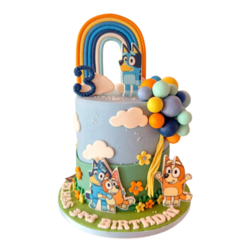 Bluey cake