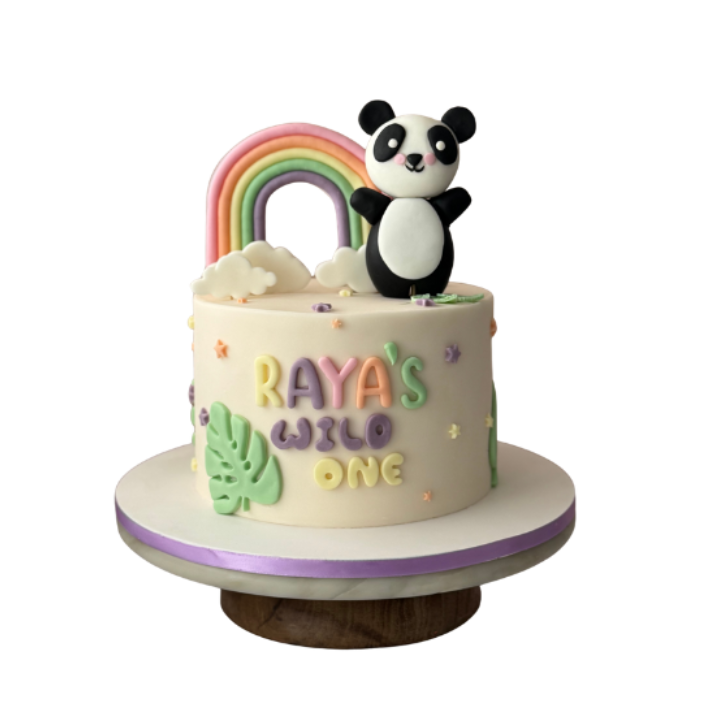 Panda Wild One cake