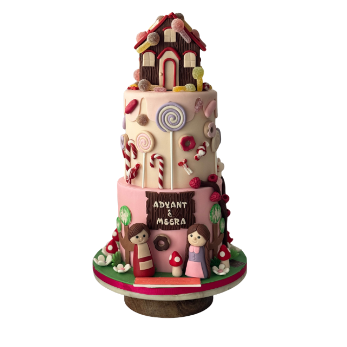 Bespoke Gingerbread house cake