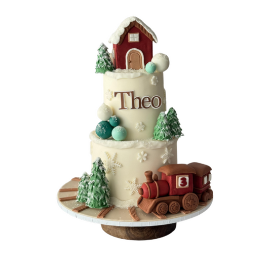 Winter theme cake
