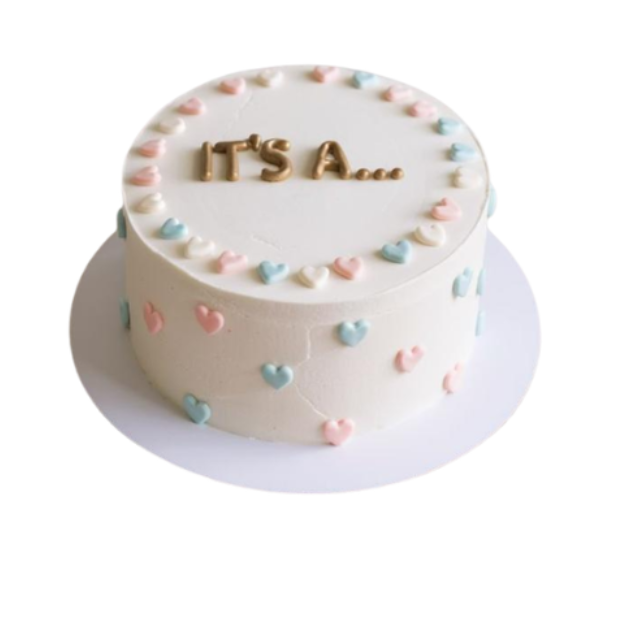 Gender Reveal Cake