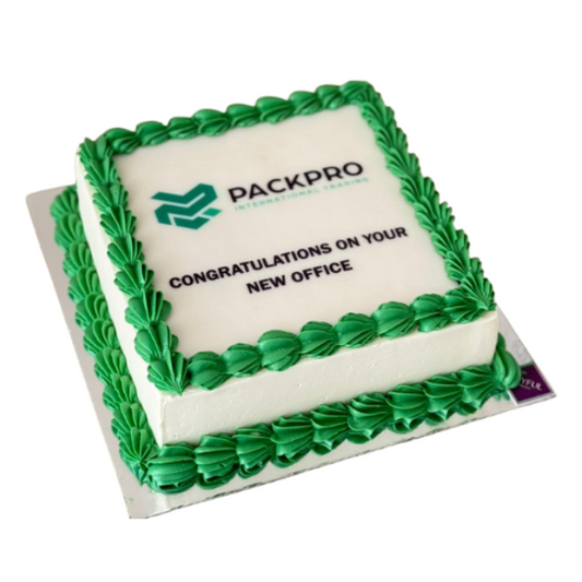 Corporate logo cake