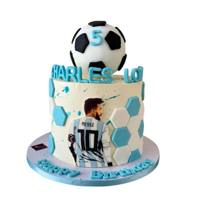 Messi Football Cake