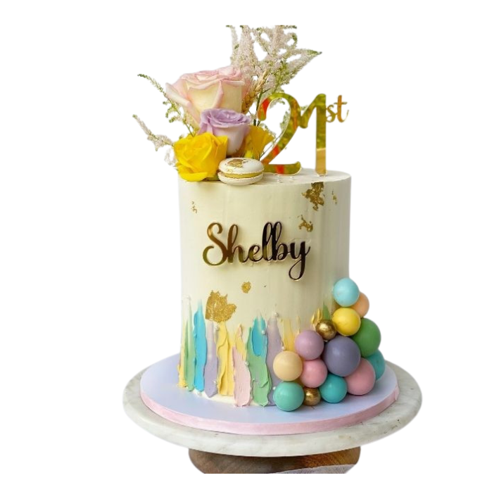 Milestone 21st Birthday Cake