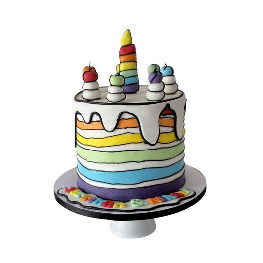 Rainbow Birthday Cake