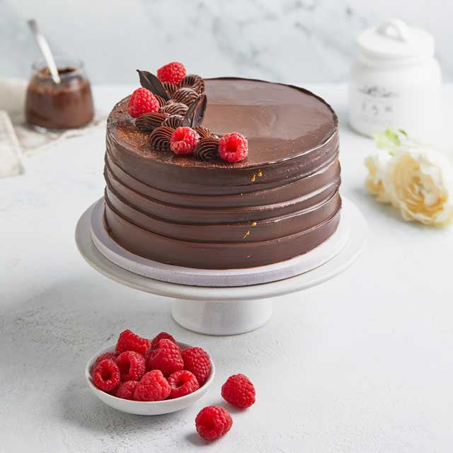 Chocolate Raspberry Cake made fresh in small batches — premium cake delivery Dubai | Joyful Treats