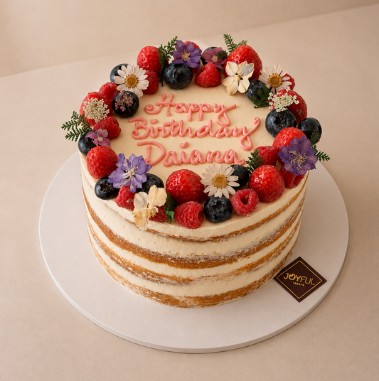 Naked Berry Cake