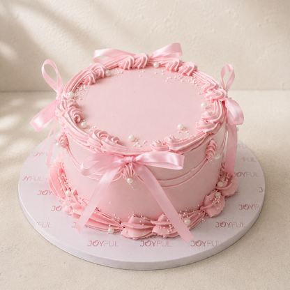 Vintage Bow Cake