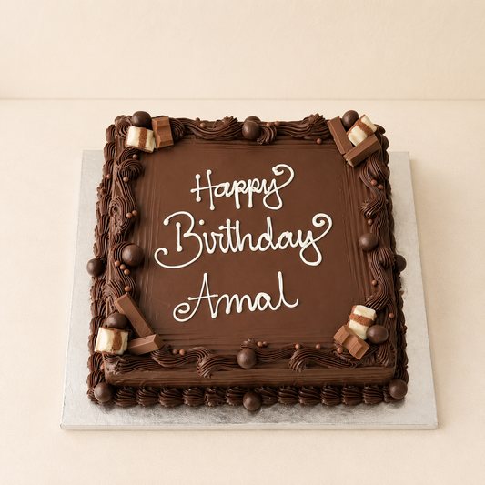 Belgian Chocolate Cake - Square