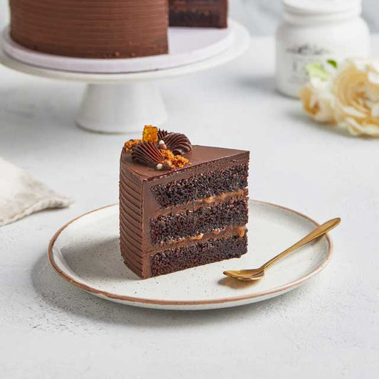 Chocolate Salted Caramel Cake made fresh in small batches — premium cake delivery Dubai | Joyful Treats