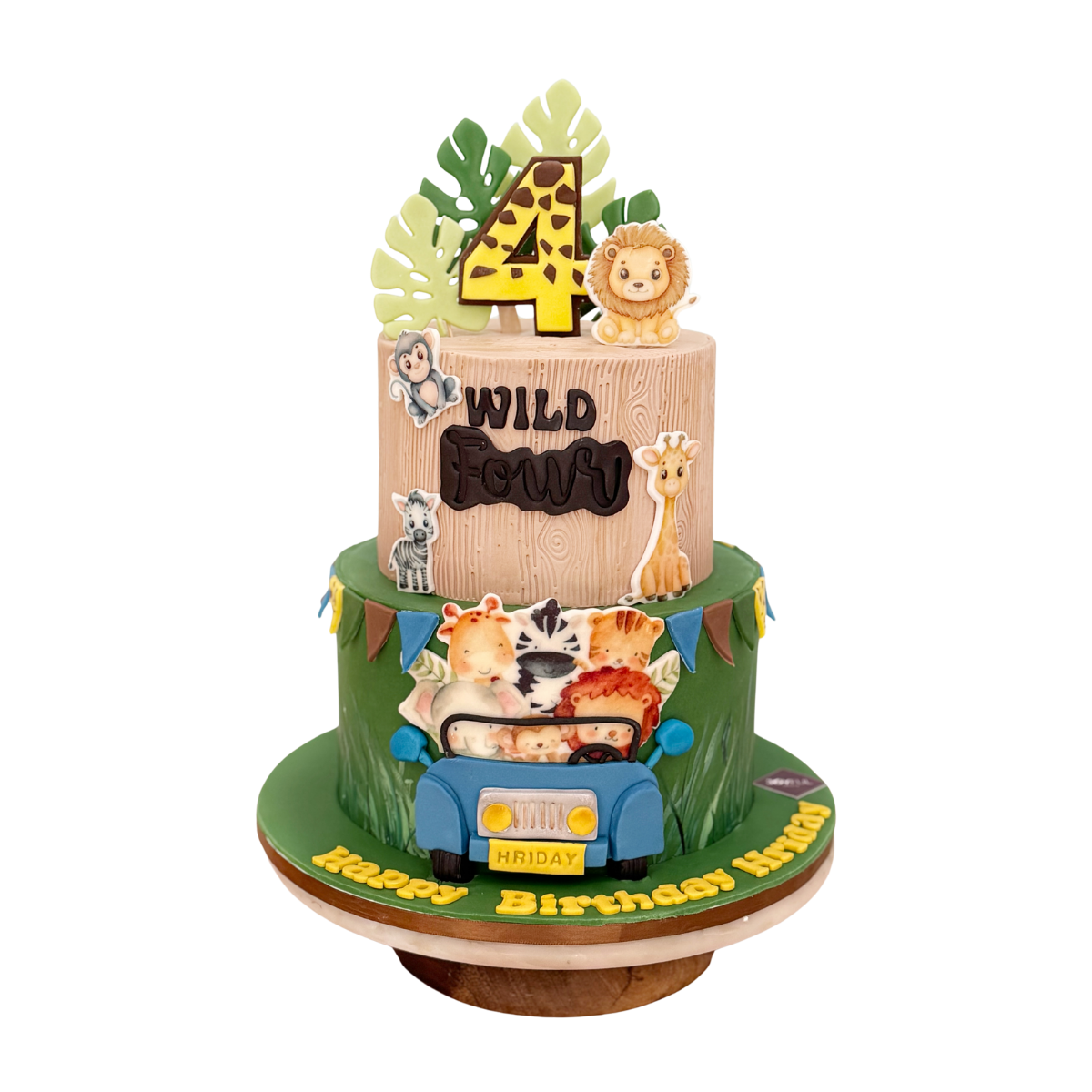 Jungle safari cake