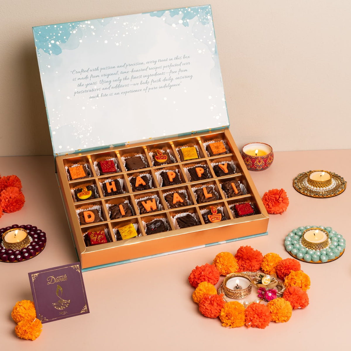 Happy Diwali Brownie Box