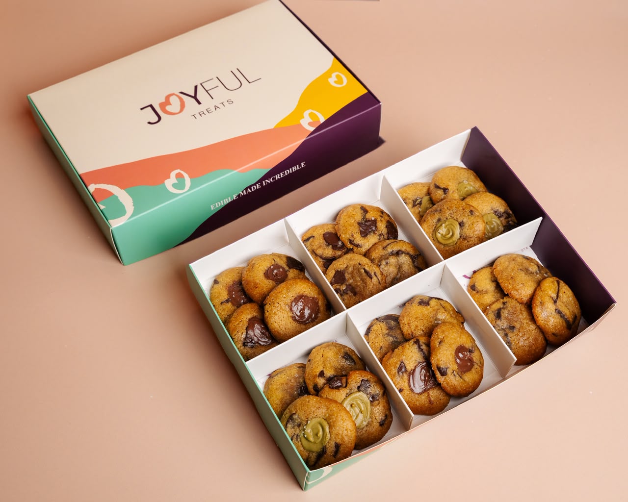 Assorted Mini Cookie Box - 24pcs
